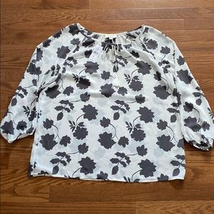 Loft  floral print top